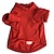 cheap Dog Clothes-Cat Dog Shirt / T-Shirt Winter Dog Clothes Red Costume Cotton Snowflake Casual / Daily Christmas XS S M L