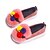 abordables Zapatillas de niña-Chica Zapatos Ante Confort Bailarinas para Gris / Rojo / Rosa