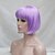 お買い得  コスプレ用ウィング-紫色のかつら 女性のための コスプレウィッグ 合成かつら コスプレウィッグ ストレート ストレートボブかつら 紫色の人工毛 紫色