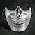 voordelige Maskers-Halloweenmaskers Schedelmasker Muovi PVC Vintage Retro Skull Skeleton Horrorthema