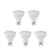 cheap Light Bulbs-5pcs 5.5W 250lm GU10 LED Spotlight MR16 21 LED Beads SMD 2835 Warm White Cold White Natural White 100-240V 85-265V