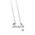 voordelige Ketting-Dames Hangertjes ketting Monogram Hart Liefde Sierlijk Dames Eenvoudige Stijl delicaat Legering Gouden Zilver Kettingen Sieraden Voor Feest Verjaardag Lahja Informeel Dagelijks