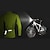 tanie Odzież kolarska damska-Męskie Koszulka rowerowa Długi rękaw Rower Dżersej Top z 3 tylnymi kieszeniami Kolarstwo górskie Kolarstwie szosowym Odporność na wiatr Oddychający Anatomiczny kształt Szybkie wysychanie Zielony