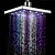 abordables Cabezal de ducha-Moderno Ducha lluvia Cromo Característica - Efecto lluvia Ecológica LED, Alcachofa de la ducha