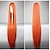 halpa Räätälöidyt peruukit-Cosplay-peruukit Synteettiset peruukit Pilailuperuukit Suora Suora Peruukki Oranssi Synteettiset hiukset Naisten Punainen hairjoy