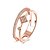 baratos Anéis-Feminino Anéis Grossos Zircônia cúbica Jóias de Luxo Europeu Moda Zircão Zircônia Cubica Cobre Imitações de Diamante Quadrado Forma