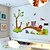 cheap Wall Stickers-Decorative Wall Stickers - Plane Wall Stickers Animals / Fashion / Cartoon Living Room / Bedroom / Study Room / Office / Removable