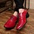halpa Miesten Oxford-kengät-Miesten Uutuushahmot PU Kevät / Syksy Oxford-kengät Liukumaton Punainen / Valkoinen / Musta / Solmittavat / Comfort-kengät / EU40