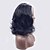 halpa Synteettiset peruukit pitsillä-Synteettiset pitsireunan peruukit Laineita Laineita Lace Front Peruukki Keskikokoinen Musta Synteettiset hiukset Naisten