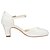 abordables Chaussures de mariée-Femme Sandales Talons de mariage Chaussures de mariée Chaussures de demoiselle d&#039;honneur Cristal Dentelle Talon Bottier Bout rond Mariage Habillé Soirée &amp; Evénement Tissu élastique L&#039;autume Printemps