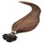お買い得  フュージョンヘアエクステンション-Febay フュージョン／Ｉチップ 人間の髪の拡張機能 ストレート レミーヘア人毛 人毛 ブラジリアンヘア ブラック