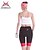 cheap Men&#039;s Shorts, Tights &amp; Pants-Mysenlan Women&#039;s Cycling Padded Shorts Winter Elastane Bike Shorts Pants Bottoms Breathable 3D Pad Quick Dry Sports Stripes White / Black / Peach Clothing Apparel Bike Wear / Ultraviolet Resistant