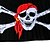 voordelige Halloweenfeestartikelen-1pc schedel vlag voor Halloween kostuum partij