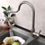 cheap Pullout Spray-Kitchen faucet - Single Handle One Hole Stainless Steel Pull-out / ­Pull-down / Tall / ­High Arc Vessel Contemporary / Art Deco / Retro / Modern Kitchen Taps