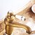 preiswerte Waschbeckenarmaturen-Waschbecken Wasserhahn - Standard Antikes Kupfer Mittellage Einhand Ein LochBath Taps