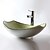 preiswerte Waschschalen-Waschbecken für Badezimmer / Armatur für Badezimmer / Einbauring für Badezimmer Moderne - Hartglas Rechteckig Vessel Sink