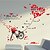 billige Veggklistremerker-Dekorative Mur Klistermærker - Fly vægklistermærker Romantik / Mote / Ord &amp; Citater Stue / Soverom / butikker / cafeer / Kan fjernes