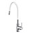 cheap Kitchen Faucets-Kitchen faucet - Single Handle One Hole Chrome Standard Spout / Tall / ­High Arc Centerset Contemporary Kitchen Taps