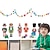 preiswerte Wand-Sticker-Dekorative Wand Sticker - Flugzeug-Wand Sticker Mode / Weihnachten / Cartoon Design Wohnzimmer / Schlafzimmer / Studierzimmer / Büro