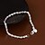 abordables Bracelet-Chaînes Bracelets Femme dames unique basique Mode Classique Bracelet Bijoux Argent pour Mariage Soirée Décontracté Quotidien