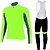 cheap Men&#039;s Clothing Sets-QKI® Cycling Jersey with Bib Tights Men&#039;s Long Sleeve Bike Breathable Quick Dry Anatomic Design Front Zipper 3D Pad Clothing Sets/Suits