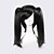 abordables Perruques de déguisement-Perruque de cosplay Perruque Synthétique Perruques de Déguisement Droit Droite Perruque Noir Cheveux Synthétiques Femme Noir