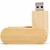 voordelige USB-sticks-Neutral Product Rotating Wood 8Gb USB 2.0 Roterend