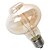 abordables Bombillas-4 W Bombillas LED de Globo 400 lm E26 / E27 G80 4 Cuentas LED COB Impermeable Decorativa Blanco Cálido 220-240 V / 1 pieza / Cañas