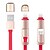 abordables Câbles de téléphone portable-Micro USB 3.0 Câble &lt;1m / 3ft Rétractable / Plat TPE Adaptateur de câble USB Pour iPad / Samsung / Apple