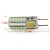 billiga LED-bi-pinlampor-1pc 3w gy6.35 led lampa 12v ac / dc silikon båt lampa 48 smd 3014 varm kall vit
