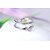 baratos Anéis-Anel de banda Crossover Dourado Prata Rosa ouro Prata de Lei Coração senhoras Diferente Original Tamanho Único / Anéis para Falanges / Mulheres