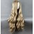 cheap Synthetic Wigs-Synthetic Wig Cosplay Wig Straight Straight Wig Blonde Long Very Long Light Blonde Synthetic Hair Women&#039;s Middle Part Blonde