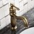 cheap Bathroom Sink Faucets-Bathroom Sink Faucet - Widespread Antique Copper Centerset Single Handle One Hole