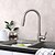 cheap Pullout Spray-Kitchen faucet - Single Handle One Hole Stainless Steel Pull-out / ­Pull-down / Tall / ­High Arc Vessel Contemporary / Art Deco / Retro / Modern Kitchen Taps