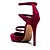 cheap Women&#039;s Sandals-Women&#039;s Sandals Stiletto Heel Pointed Toe Novelty Casual Dress Party &amp; Evening Buckle Fabric Summer Black / Burgundy