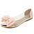 abordables Sandalias planas de mujer-Mujer Zapatos Látex Invierno Primavera Verano Otoño Confort Bailarinas Tacón Plano Dedo Puntiagudo para Casual Rosa Almendra