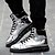 cheap Men&#039;s Boots-Men&#039;s Shoes Patent Leather Spring Fall Winter Fashion Boots Boots For Casual Outdoor Black Silver