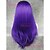 preiswerte Synthetische Perücken mit Spitze-Synthetische Lace Front Perücken Glatt Gerade Spitzenfront Perücke New Purple Synthetische Haare Damen Lila