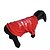 economico Vestiti per cani-Gatto Cane T-shirt Inverno Abbigliamento per cani Rosso Costume Cotone Fiocco di neve Natale Capodanno XS S M L