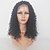 billige Syntetiske Lace-parykker-Syntetisk Lace Front Parykker Dame Kinky Curly Syntetisk hår Natural Hairline Paryk Blonde Front Jet Sort Sort Mørkebrun