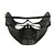 baratos Máscaras de Festa-Máscaras de Dia das Bruxas Máscara de Caveira Plástico PVC Vintage Retro skull Terror