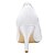 abordables Zapatos de boda-Mujer Tacones Boda Vestido Fiesta y Noche Cristal Tacón de Aguja Dedo Puntiagudo Satén Elástico Blanco Marfil