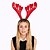 cheap Christmas Decorations-Red Christmas Bell Head Buckle Hair Hoop Xmas Decorations Reindeer Antlers Headband Hairbands Prop Fancy Dress Head