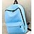 Χαμηλού Κόστους Σακίδια Πλάτης-Γυναικεία Καμβάς Σχολική τσάντα σακκίδιο Μεγάλη χωρητικότητα Φερμουάρ ΕΞΩΤΕΡΙΚΟΥ ΧΩΡΟΥ Κρασί Λευκό Μαύρο Μπλε Ροζ