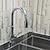 voordelige Keukenkranen-Keuken Kraan - Single Handle Een Hole Chroom Pull-out / pull-down / Tall / High Arc Bassin Hedendaagse Kitchen Taps / Messing