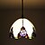 tanie Światła wysp-Styl MIni Lampy widzące Metal Szkło Malowane wykończenia Muślin / Tradycyjny / Klasyczny 110-120V / 220-240V