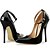 cheap Women&#039;s Heels-Women&#039;s Shoes PU(Polyurethane) Spring / Summer Ankle Strap Heels Stiletto Heel Pointed Toe Buckle Black / Red / Party &amp; Evening / Party &amp; Evening