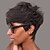 Недорогие Натуральные парики без шапочки-основы-Смесь человеческих волос Парик Естественные волны Короткие Прически 2020 Прически Холли Берри Естественные волны Черный