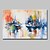 זול ציורי נוף-מצויר ביד L ו-scape / נוף אבסטרקט ציורי שמן,מודרני פנל אחד בד ציור שמן צבוע-Hang For קישוט הבית