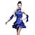 preiswerte Kleidung für lateinamerikanische Tänze-Latein-Tanzkleid mit Fransen, Quasten, Kristallen/Strasssteinen, Damen-Performance, ärmellos, hoher Nylon-Chinlon